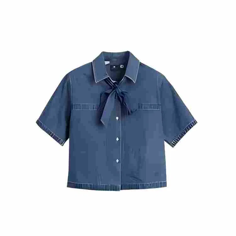 Джинсовая куртка женская blue lapel moderate other Levis