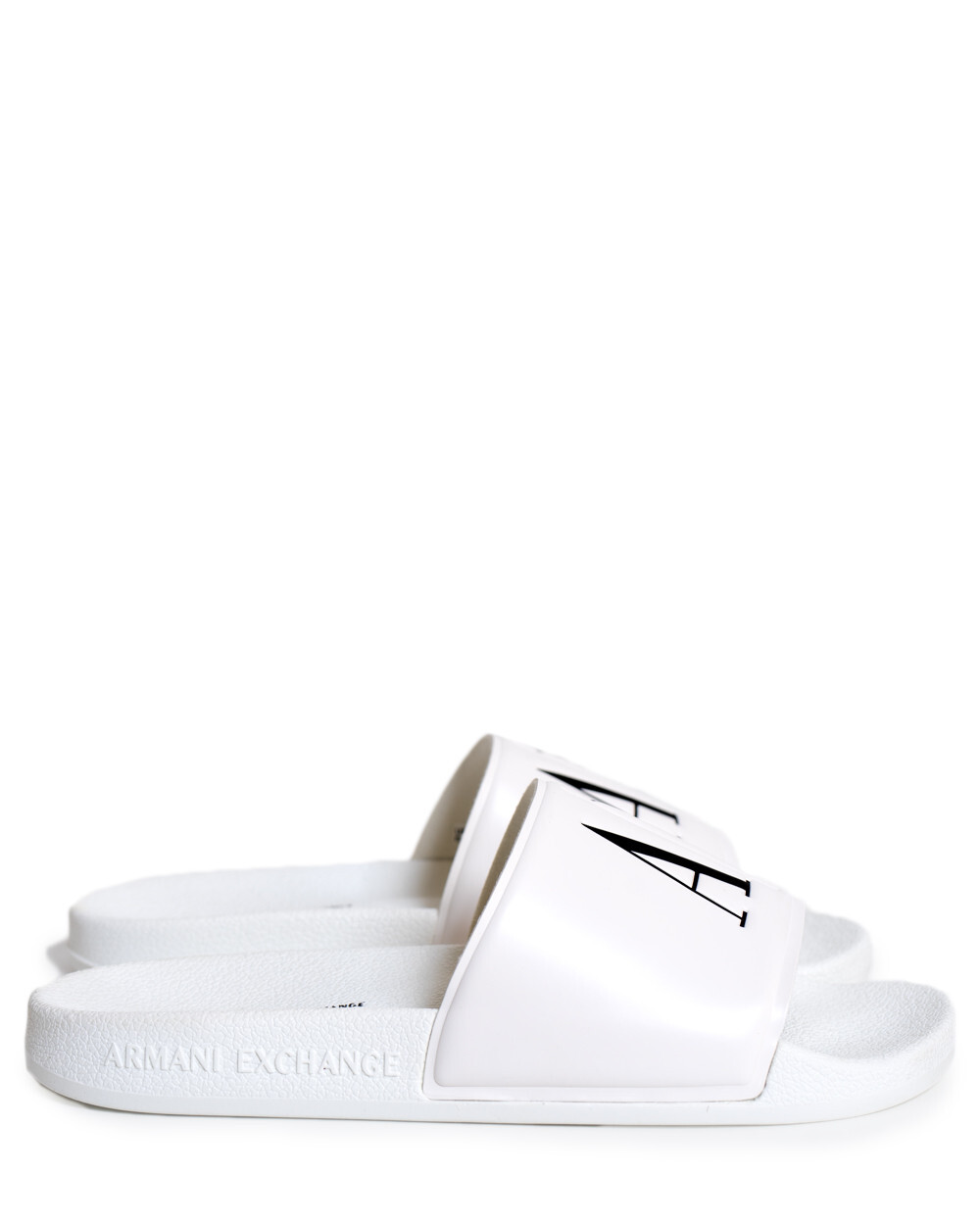 Сланцы Armani Exchange с логотипом, белый — фото 2