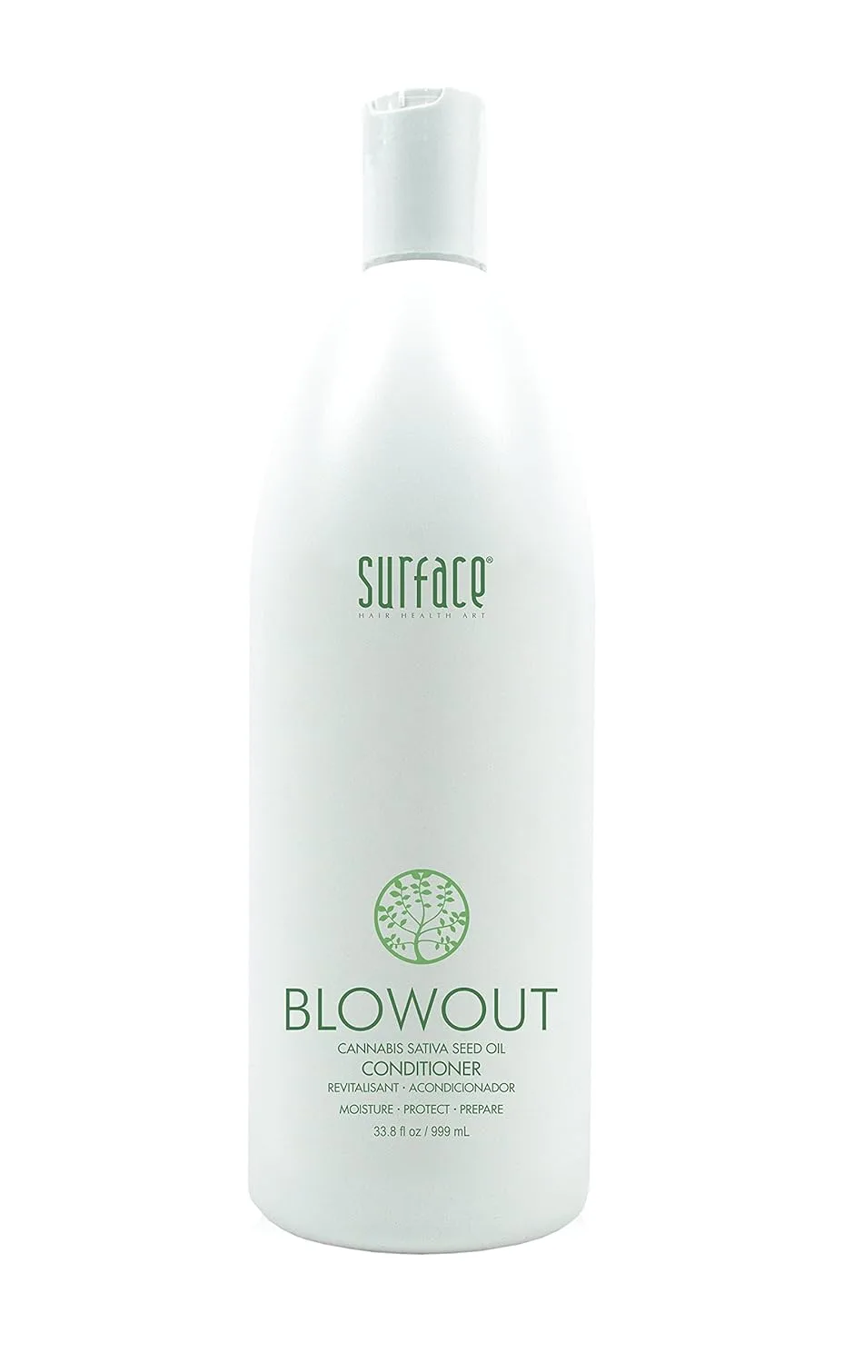 Кондиционер для укладки волос Surface Hair Blowout - органические ингредиенты для женщин и мужчин, термостойкий, с маслом бабассу для более длительной укладки. 1000 мл