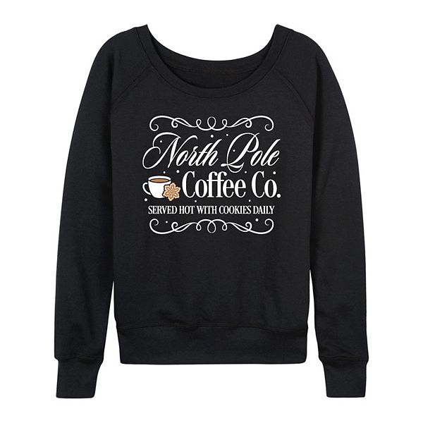 

Женская футболка с длинным рукавом North Pole Coffee Co French Terry Licensed Character, Black