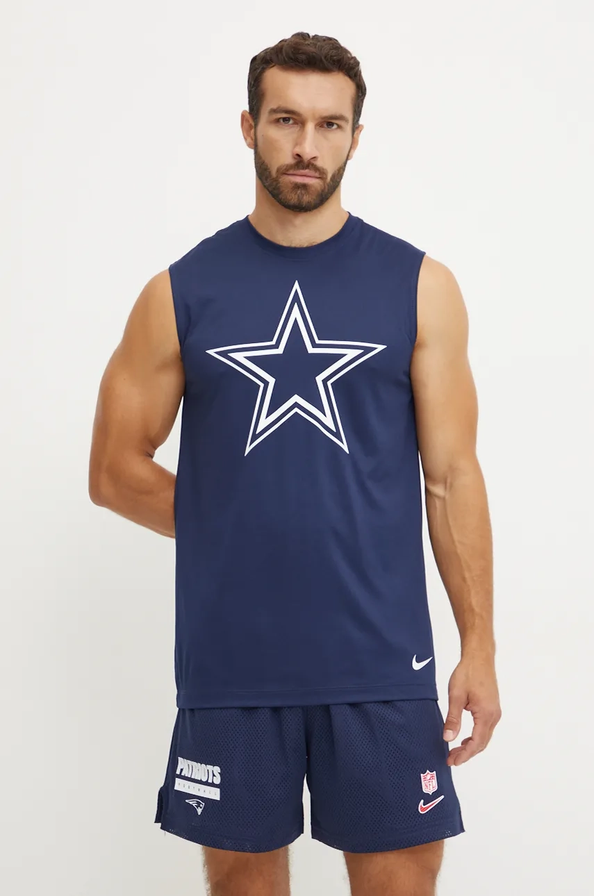 

Тренировочная футболка Dallas Cowboys Nike, темно-синий