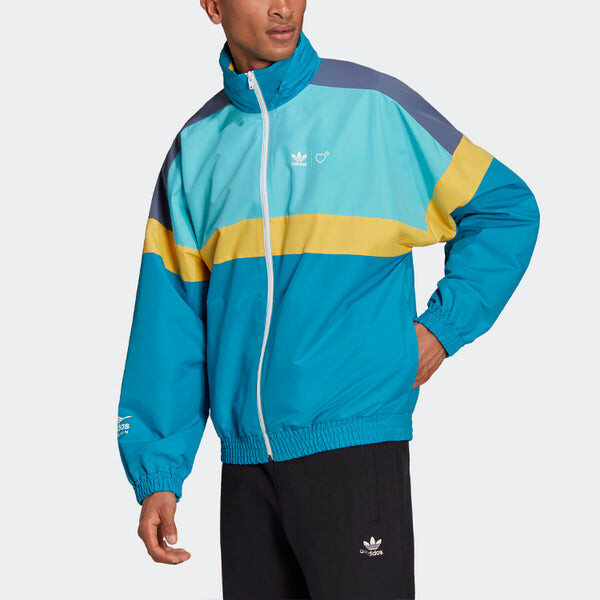 Куртка-Ветровка из искусственного меха Adidas, синий — фото 3