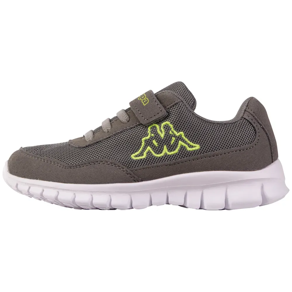 

Кроссовки Kappa на особенно легкой подошве, цвет Grey-Lime