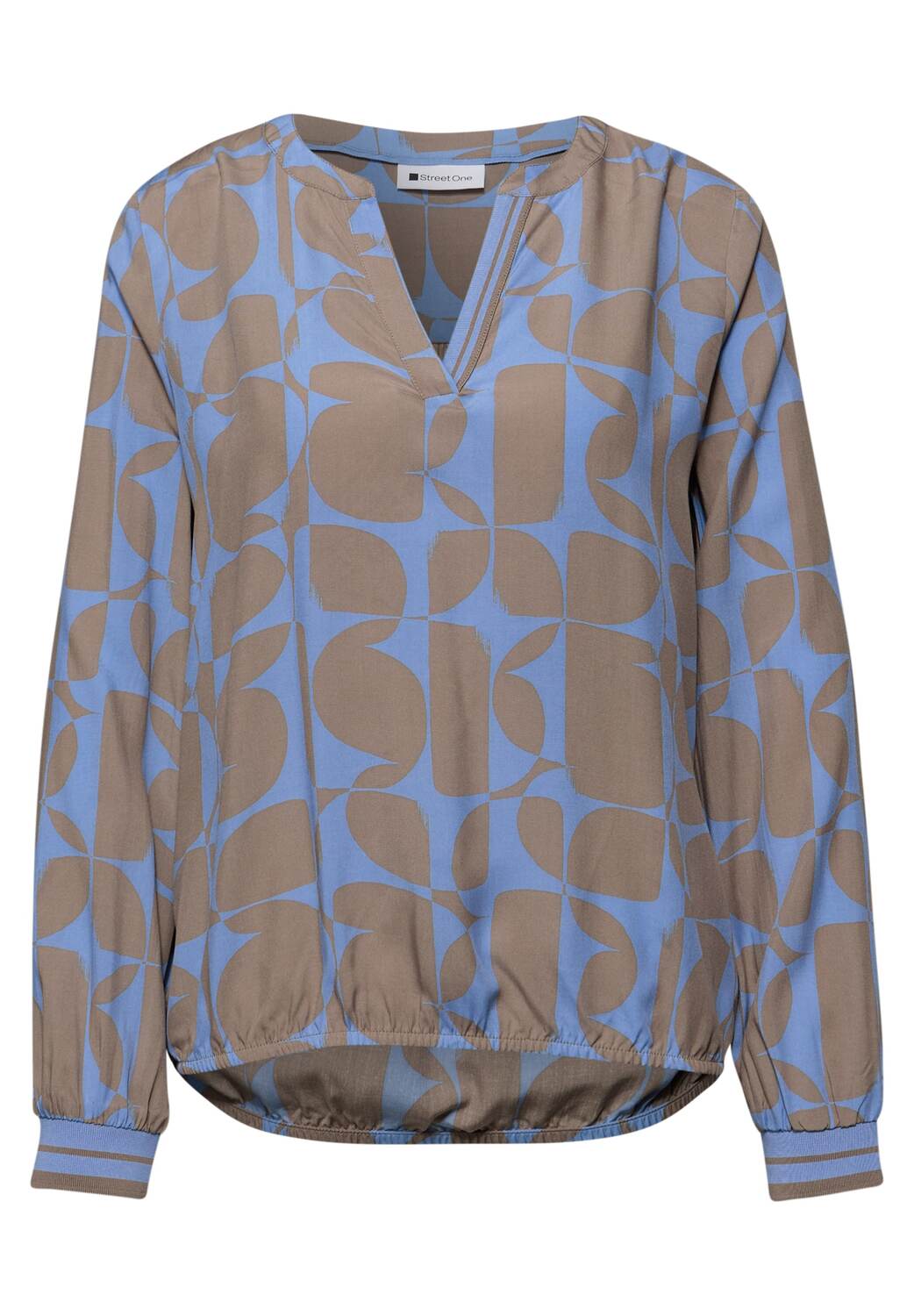 

STREET ONE Блузка в пыльно-голубом цвете