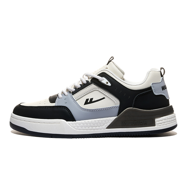 

WARRIOR Мужские низкие скейтерские кроссовки для увеличения роста, легкие, нескользящие, Beige Black