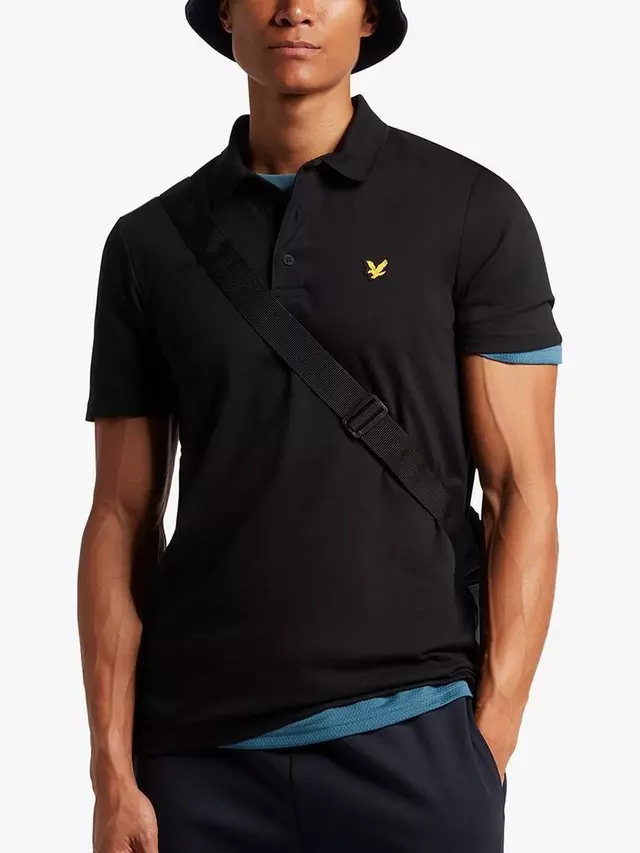 

Поло Lyle & Scott Core, цвет jet/black