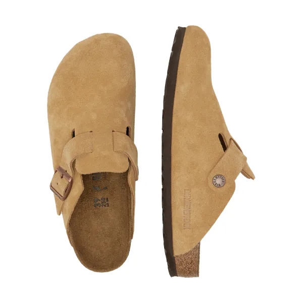 Босоножки-Мюли Boston vl молочного цвета Birkenstock, бежевый — фото 3