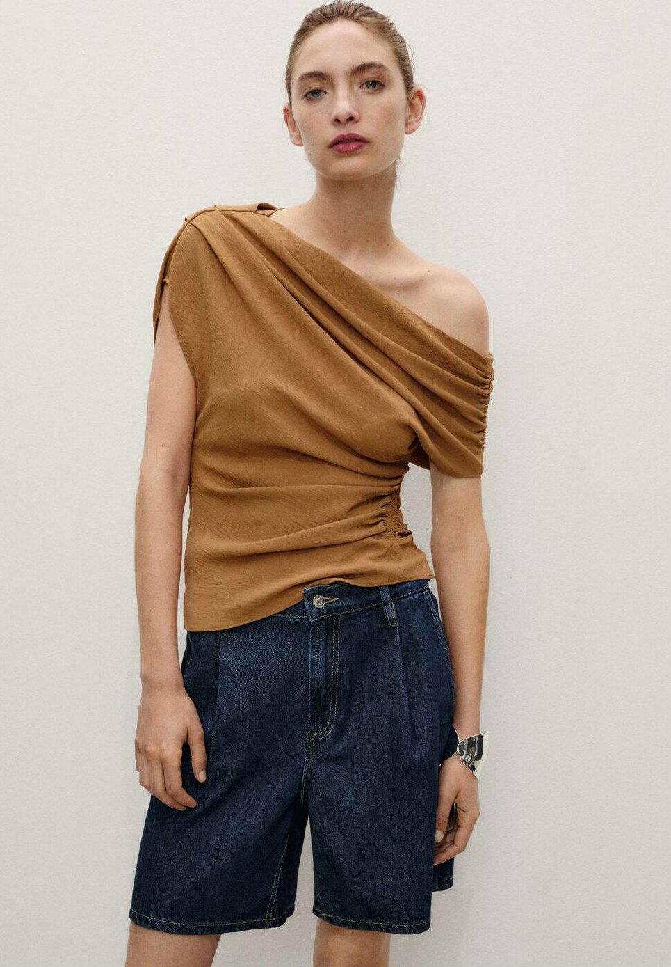 

Джинсовые шорты MARINA Mango, синий