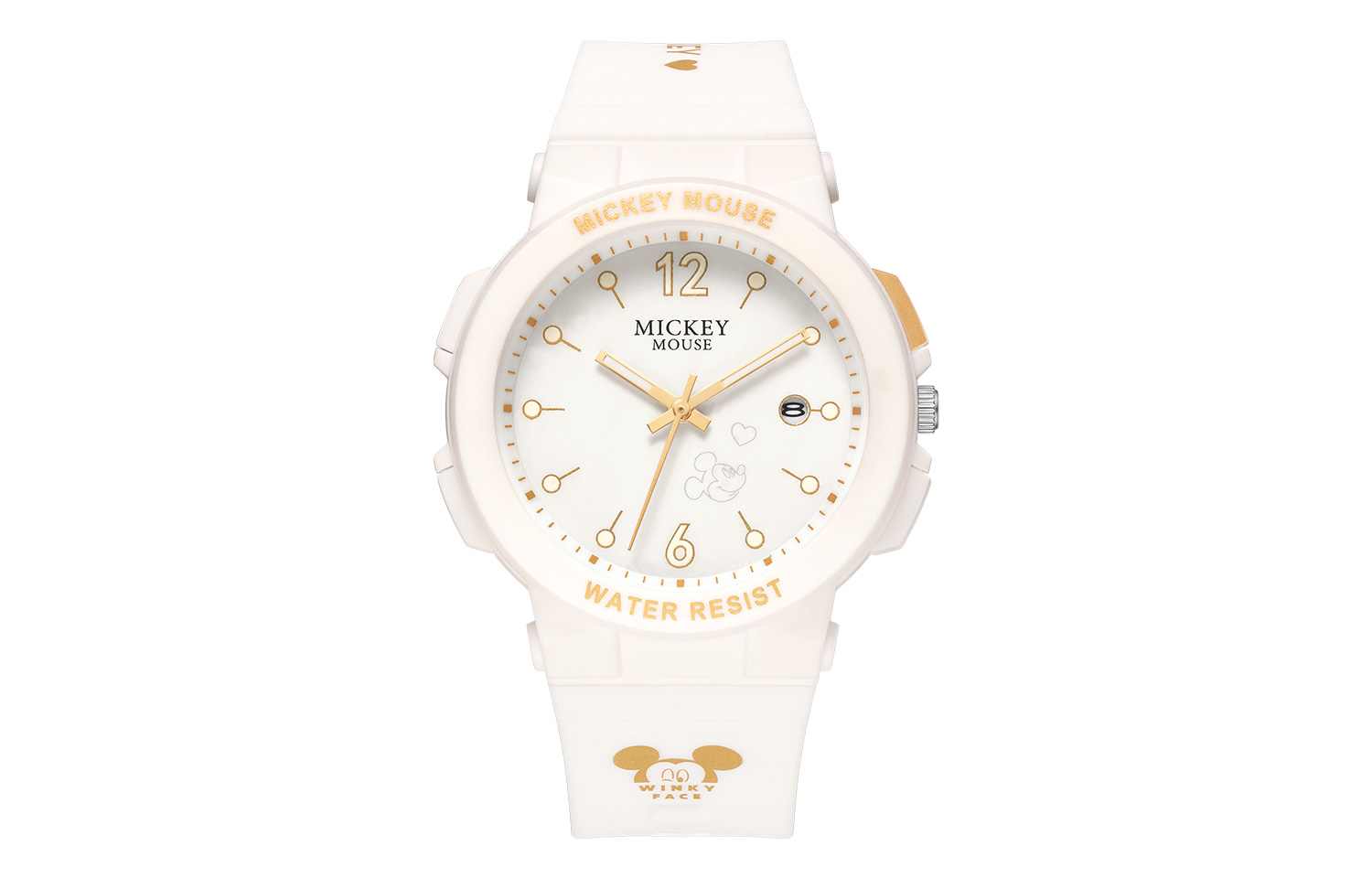 

Disney Часы Mickey Series Quartz Movement Watch Unisex White Dial