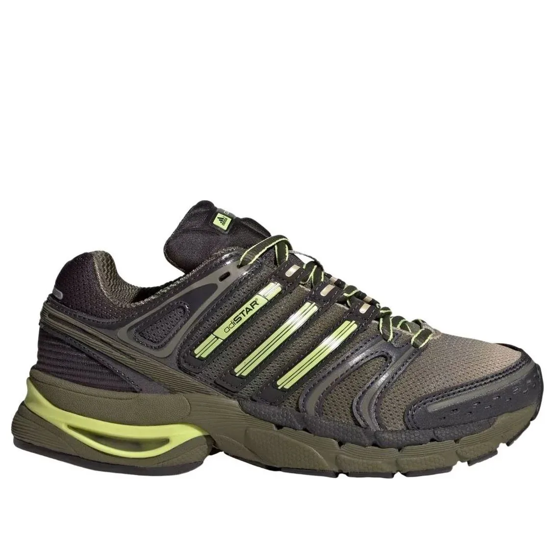 Кроссовки (GS) Adidas Adistar Control 5 'Stone Khaki Frozen Yellow', коричневый — фото 2
