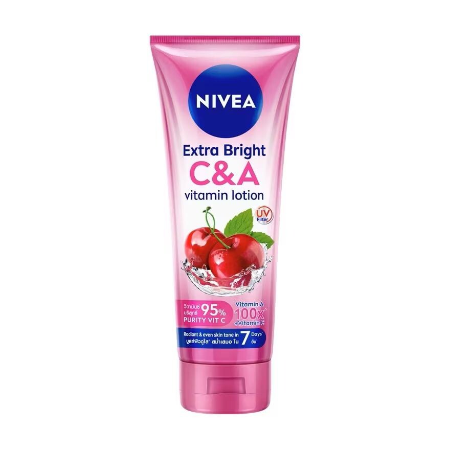 

Nivea Extra Bright C A Витаминный лосьон 180 мл. Сценарий и видеозаписи, Pink