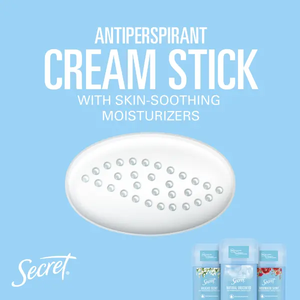 Кремовый антиперспирант-карандаш для женщин, 40 мл Secret Natural unscented — фото 3