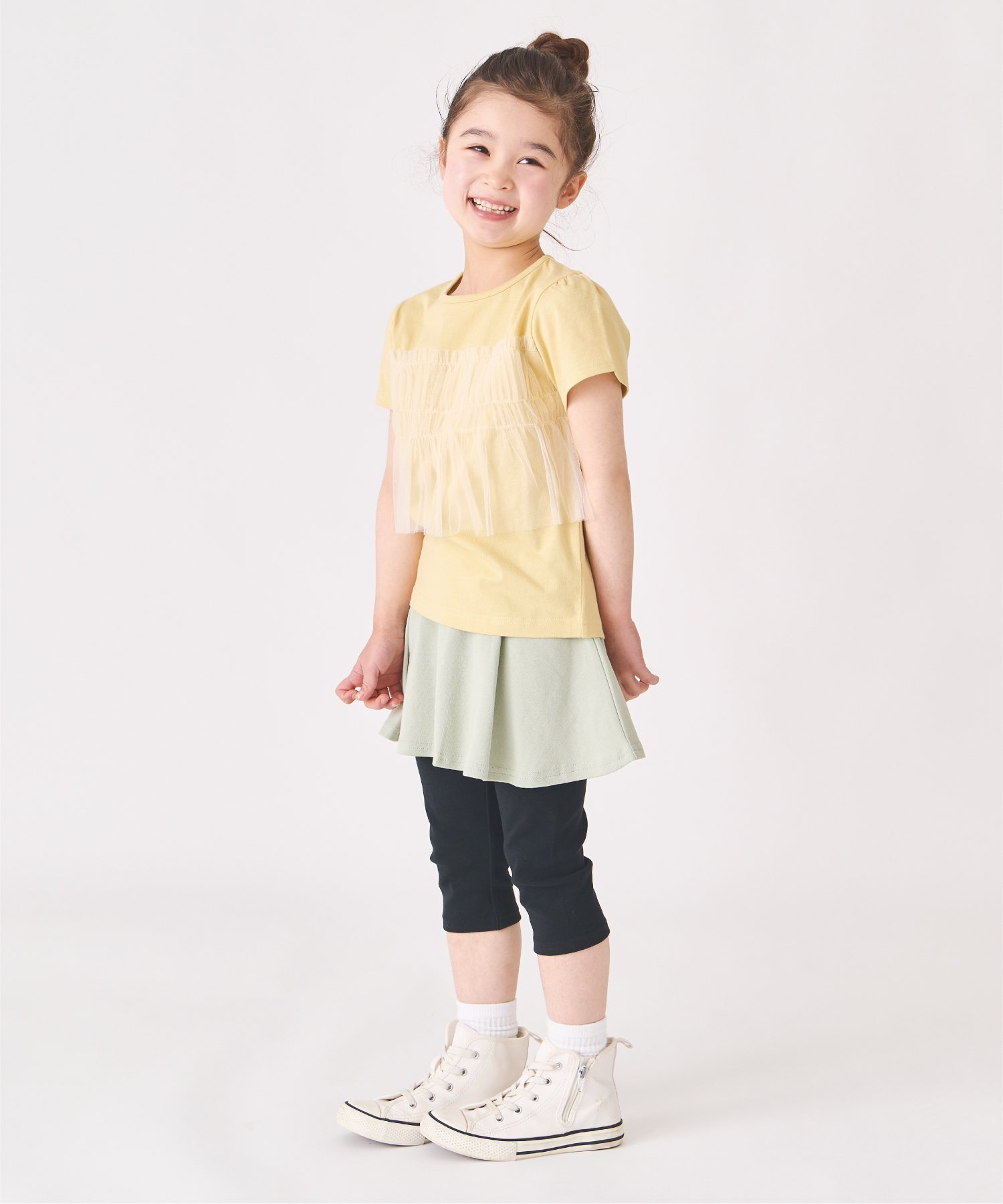 Шифоновая футболка Ever Closet, mustard — фото 2