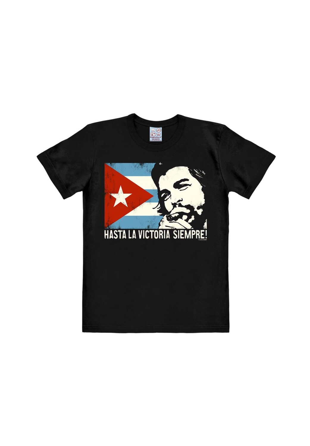 

Футболка Easyfit Che Guevara - Кубинский флаг LOGOSHIRT, черный