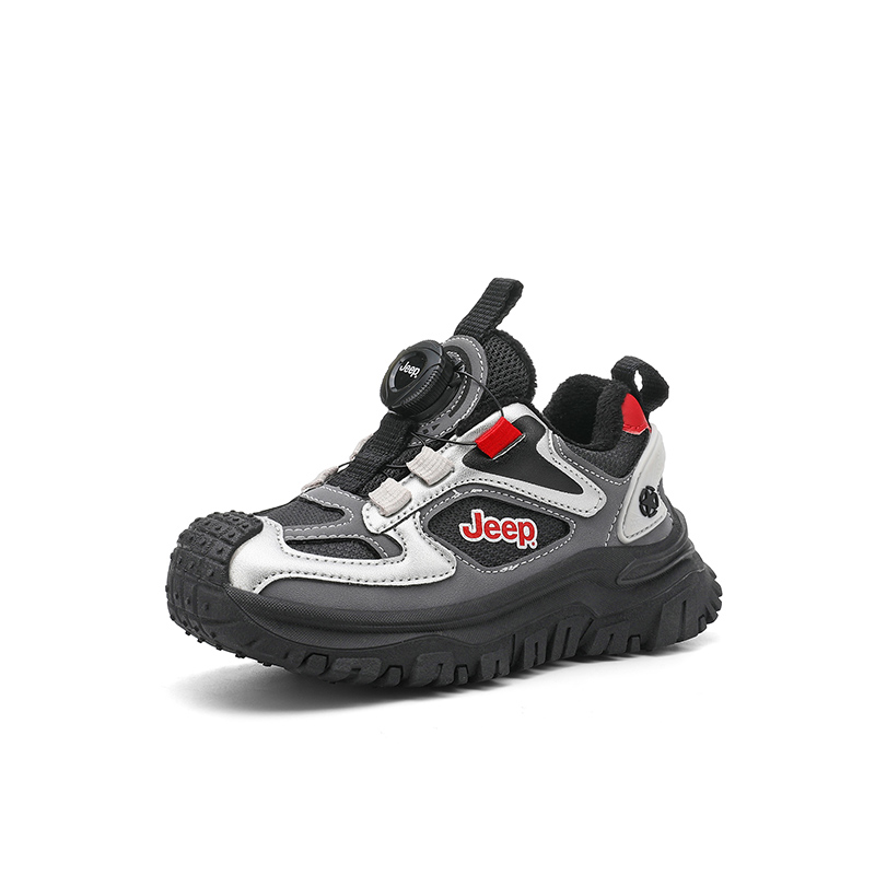 Детские хлопковые кроссовки Kids' Jeep, obsidian черный/mocha[regular edition] — фото 4