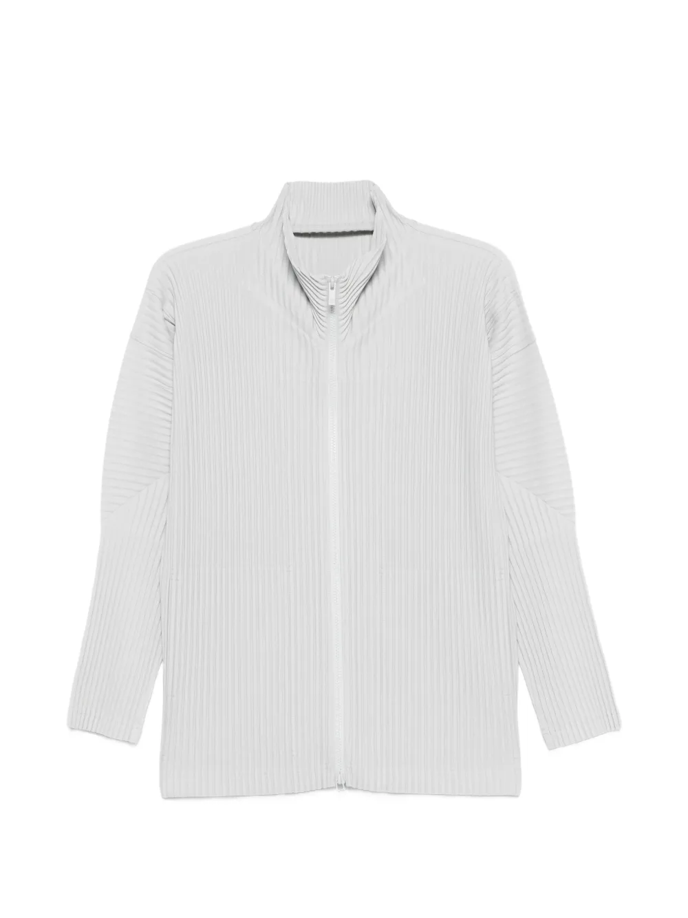 

Плиссированная куртка на молнии Homme Plissé Issey Miyake, серый