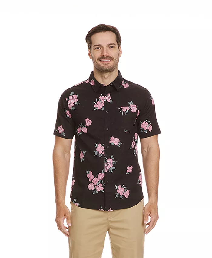 

Мужская классическая рубашка Habitats Classic Woven Quiksilver, черный
