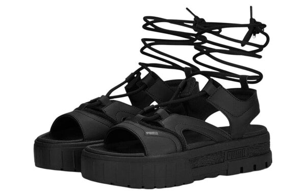 Сандалии mayze sandal laces 'black' Puma, черный — фото 2