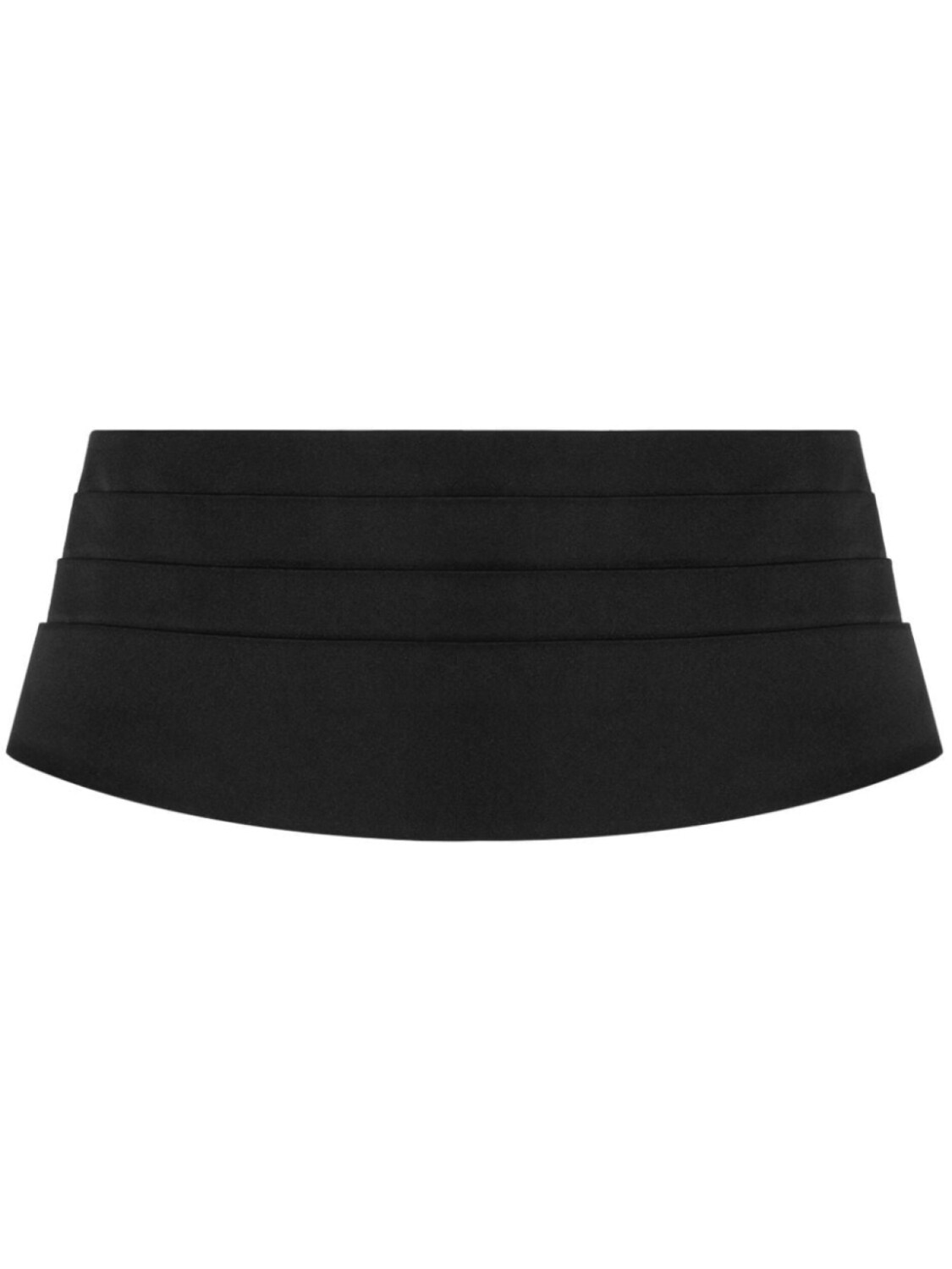 

Dolce & Gabbana шелковый пояс со складками, черный