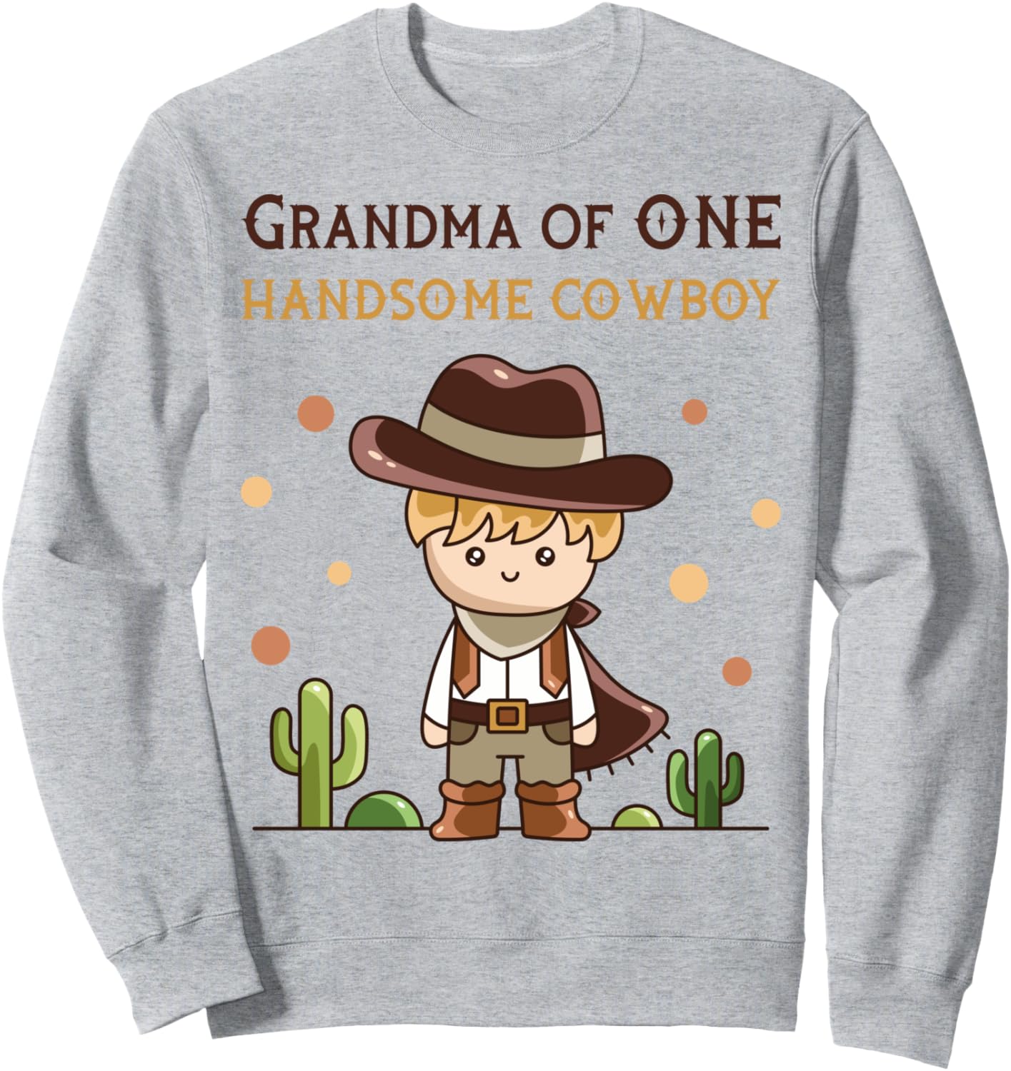 

Толстовка с изображением красивого ковбоя из костюма бабушки одного ребенка для вечеринки по случаю первого дня рождения, серая Family Look 1 Year Old Cute Rodeo Decoration Gifts, Серый, Толстовка с изображением красивого ковбоя из костюма бабушки одного 