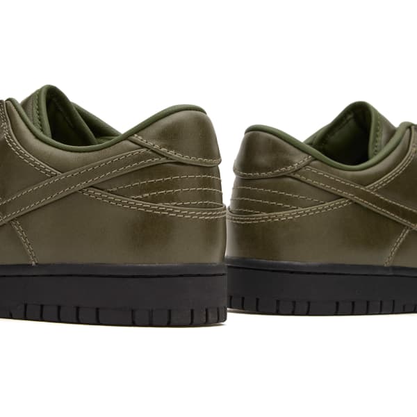 Dunk low retro prm qs кроссовки Nike, army оливковый & черный — фото 4