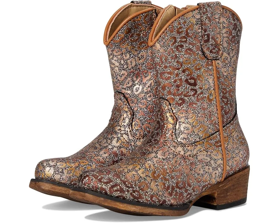 Ботинки Roper Kids Riley Leopard (Toddler), Tan