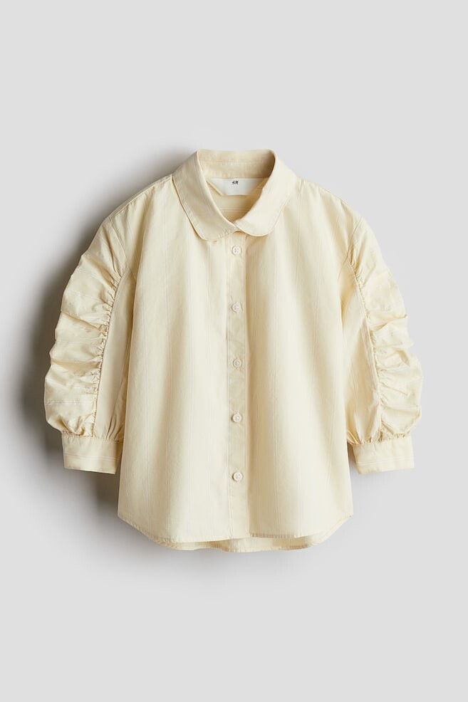 

Хлопковая блузка с рукавами-фонариками H&M, мультиколор