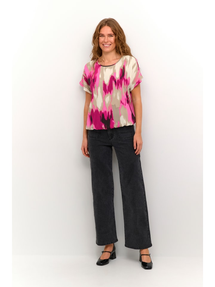

Блузка Kaffe, цвет pink abstract print