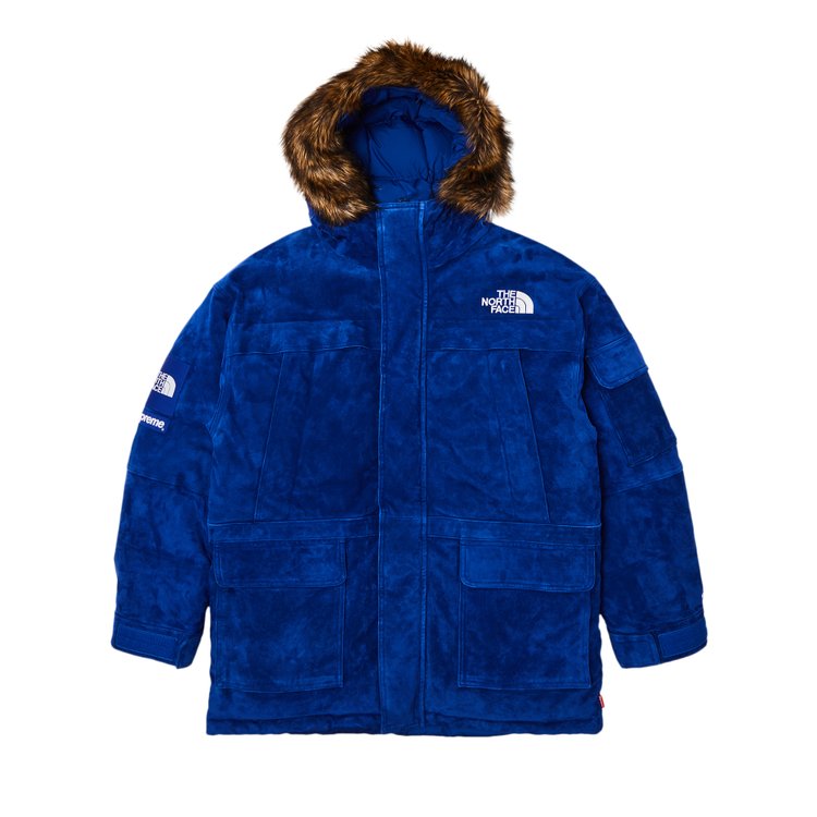 

Парка Supreme x The North Face Suede 600-Fill Down Parka, синий