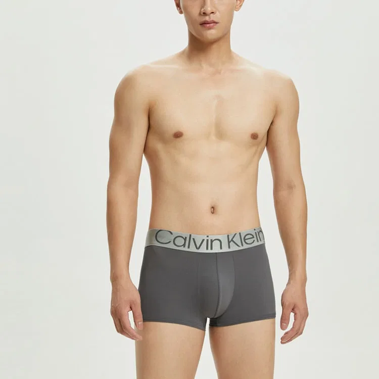Боксеры Calvin Klein 3 Pack (Синий/Черный/Серый) — фото 4