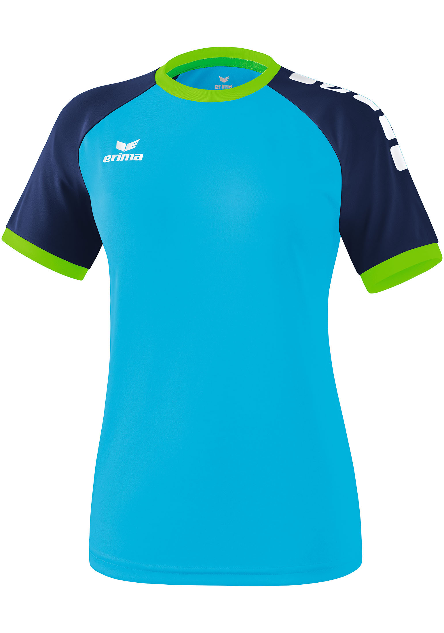 

Спортивная футболка erima Zenari 3.0 Trikot, цвет curacao/new navy/green gecko