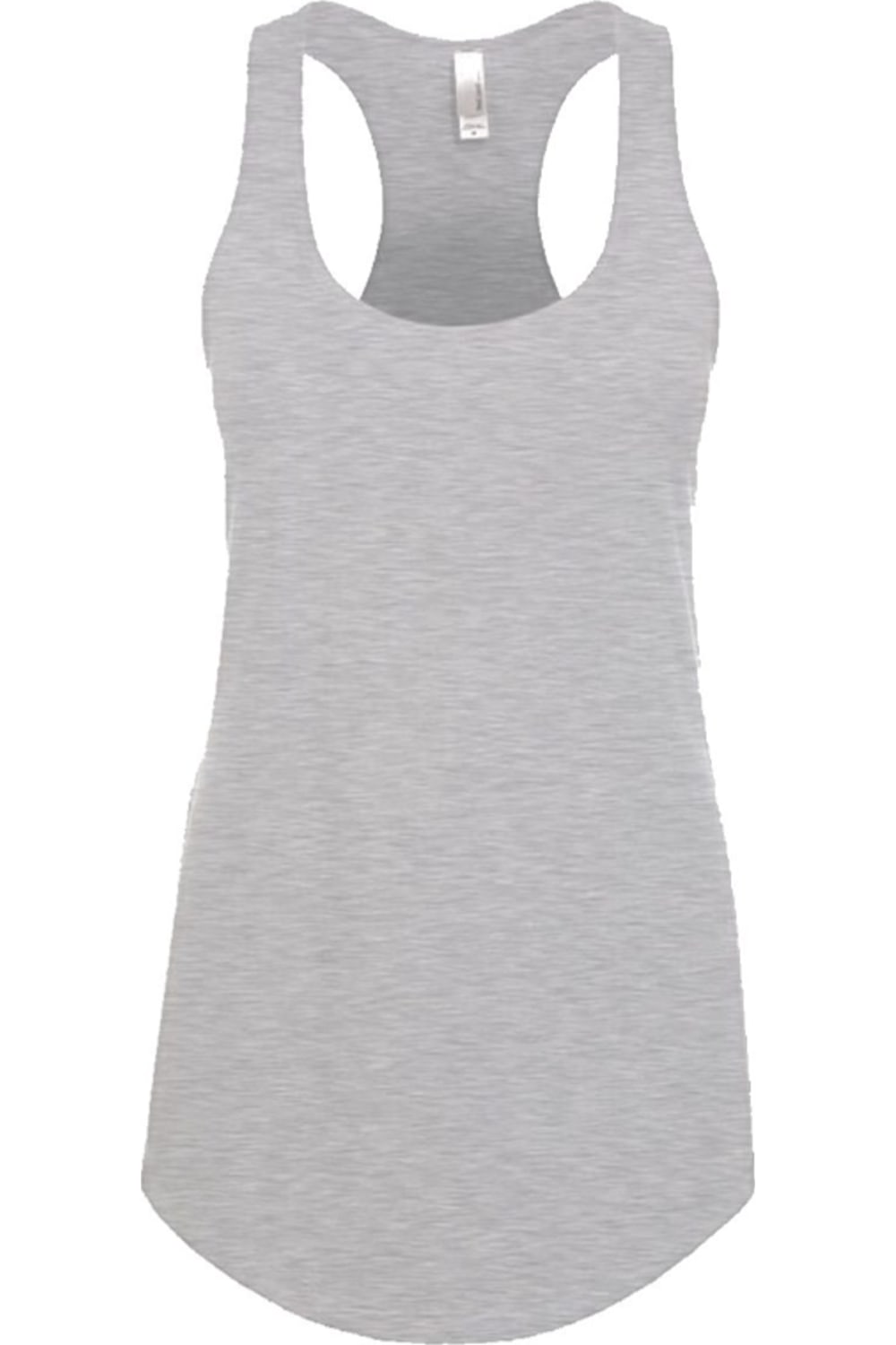 

Легкая женская майка-борцовка Next Level French Terry, цвет heather grey