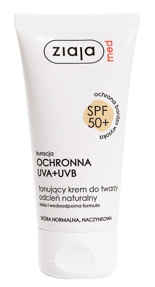

Ziaja Med Ochrona Bardzo Wysoka SPF50+ защитный крем с фильтром, 50 ml