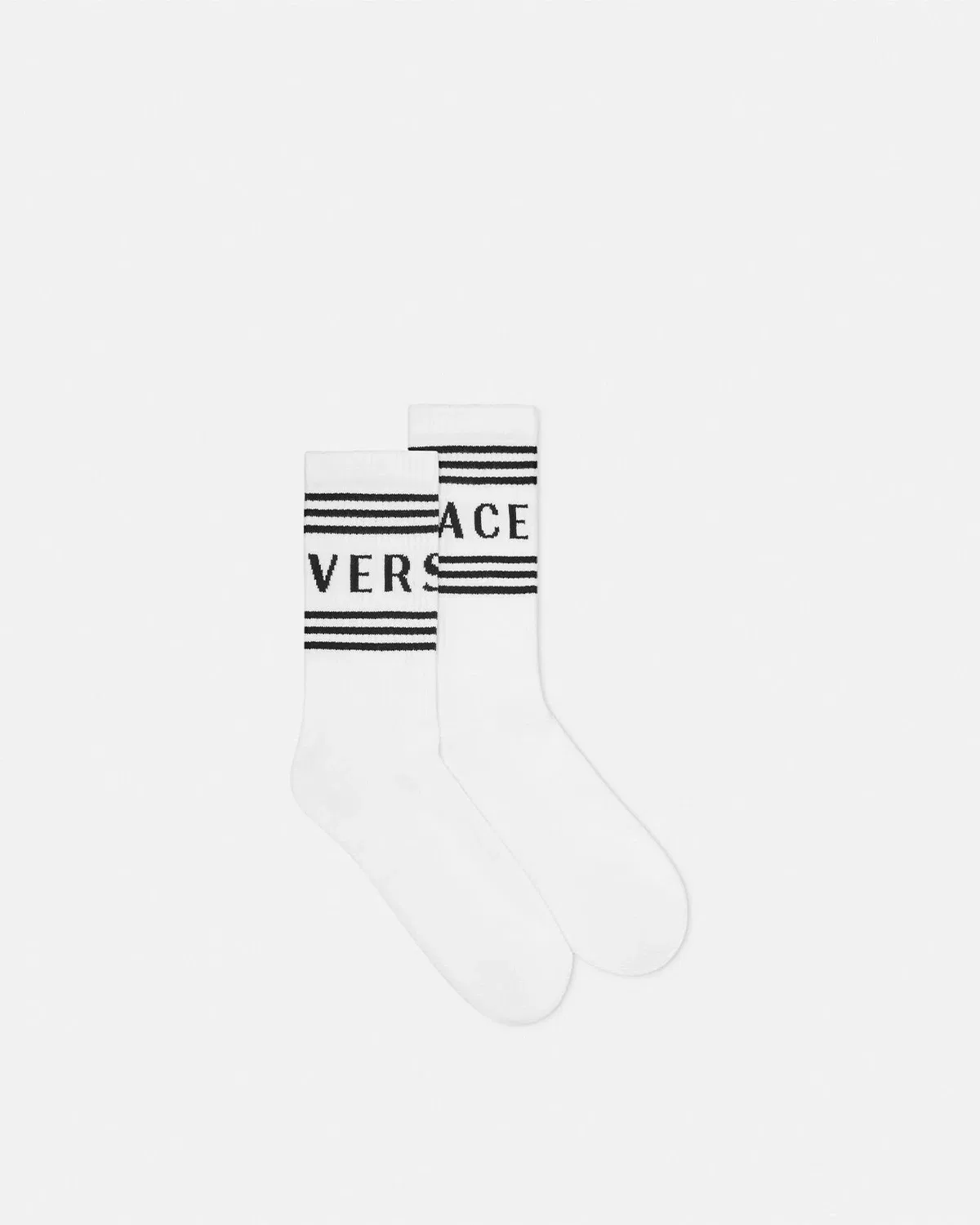 Носки с винтажным логотипом 90-х VERSACE, белый