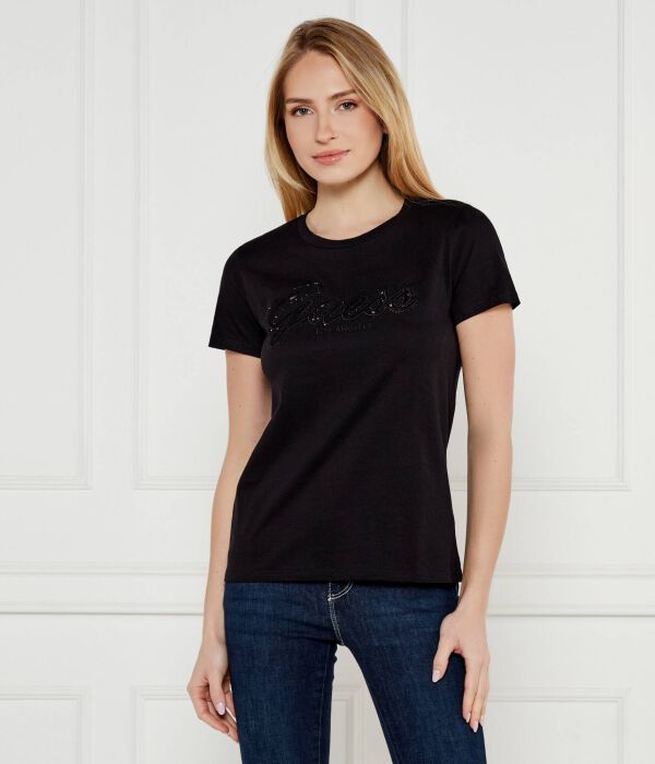 

Футболки Regular fit Guess Jeans, черный
