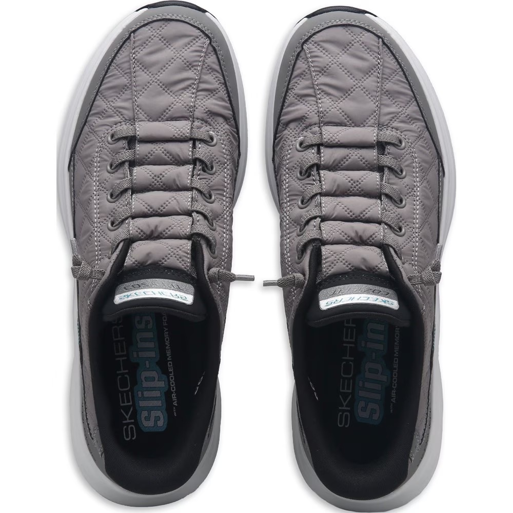 Кроссовки на толстой подошве Skechers, grey/black — фото 4