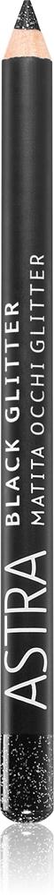 

Черный блестящий карандаш для глаз Astra Make-Up, atspalvis deep black 1,1 гр