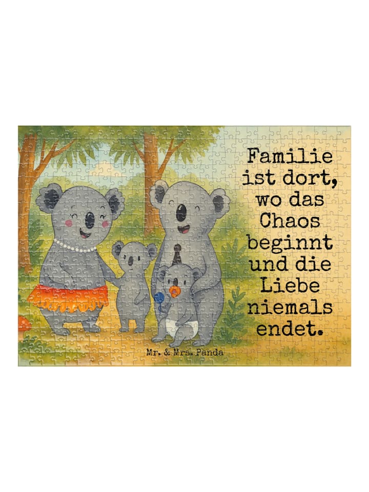 

Mr. & Mrs. Panda Дизайн пазла «Семейство коал» с надписью белым цветом