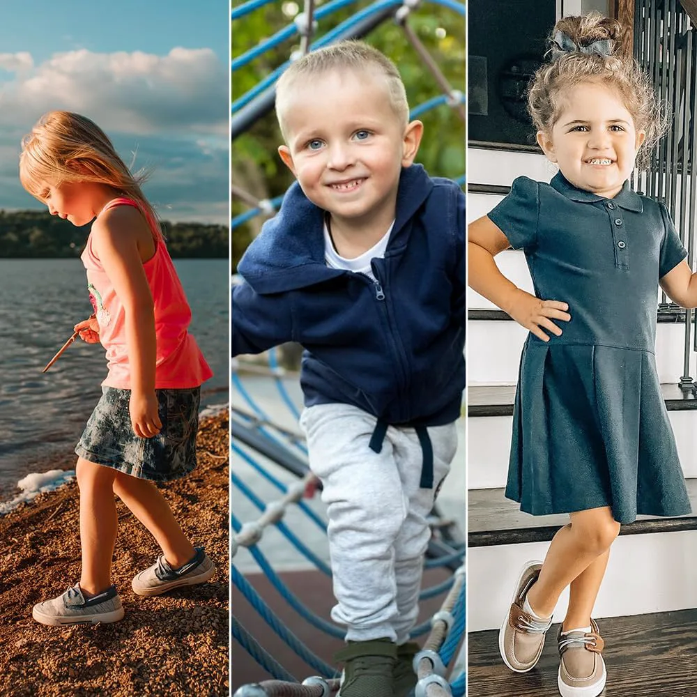 Tombik Toddler Мальчики и девочки Лодочные туфли Детские холстовые кроссовки (для малышей/маленького ребенка), белый — фото 2