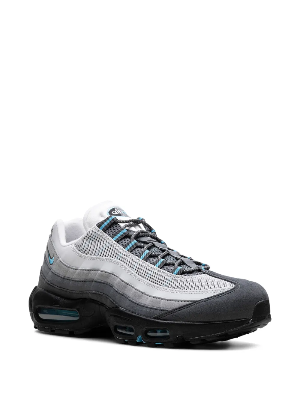 Кроссовки Air Max 95 Baltic Blue Nike, серый — фото 2