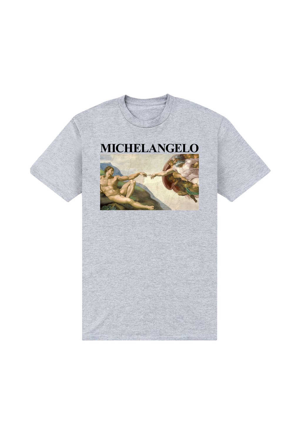 

Футболка с принтом MICHAELANGELO apoh London, светло-серый