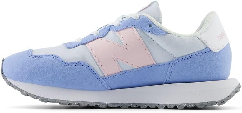 Кроссовки New Balance Kids 237 V1 на шнуровке, голубой — фото 2