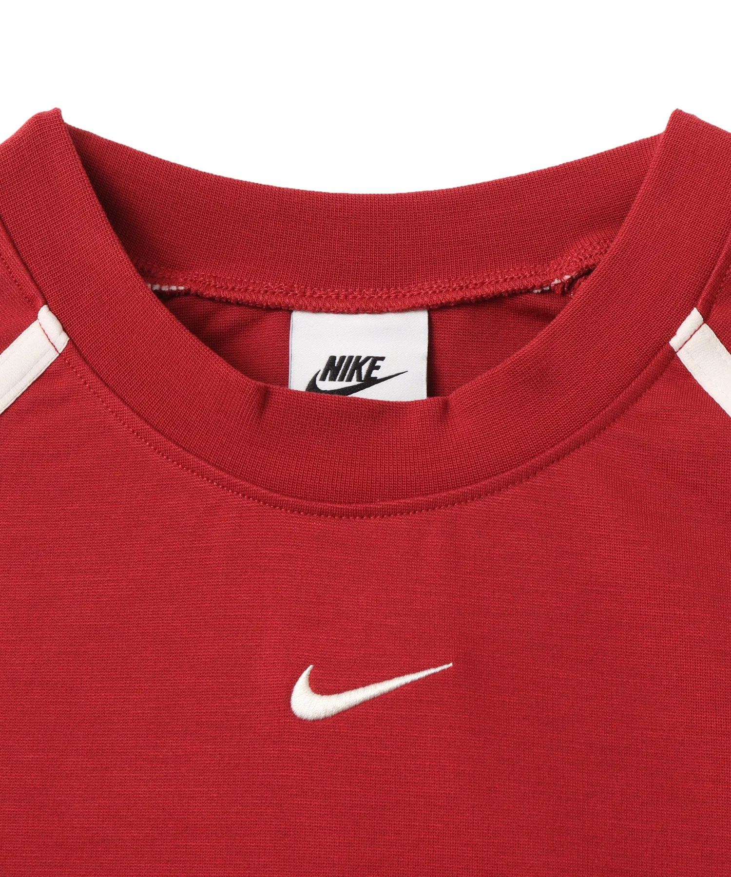 Женская футболка NIKE Street LS Body BOLD C красная — фото 3