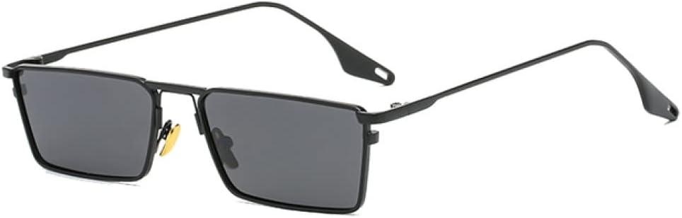 

Женские спортивные очки с металлическими линзами в винтажной оправе, защита от ультрафиолета UV400, маленькие прямоугольные солнцезащитные очки. Мужские очки generic, 2