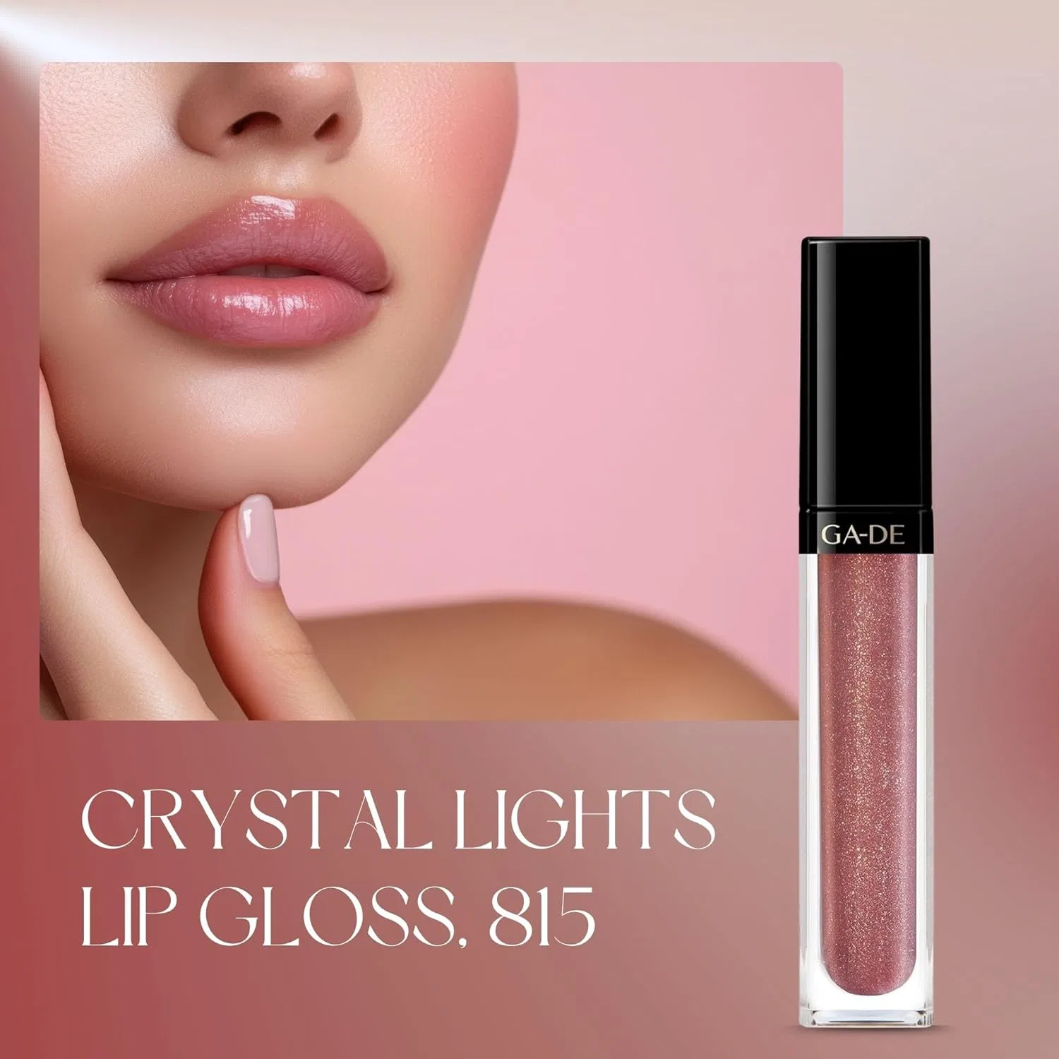 Блеск для губ GA-DE Crystal Light Lip Gloss 815 Luminary, 0.25 унции — фото 2