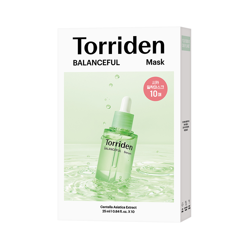 Маска для лица Torriden — Успокаивающая увлажняющая с центеллой азиатской , 10 Pcs/Box * — фото 2