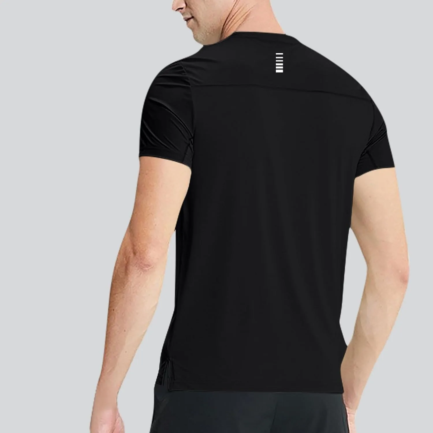 Мужская футболка для тренировок Quick Dry Slim Fit — фото 4