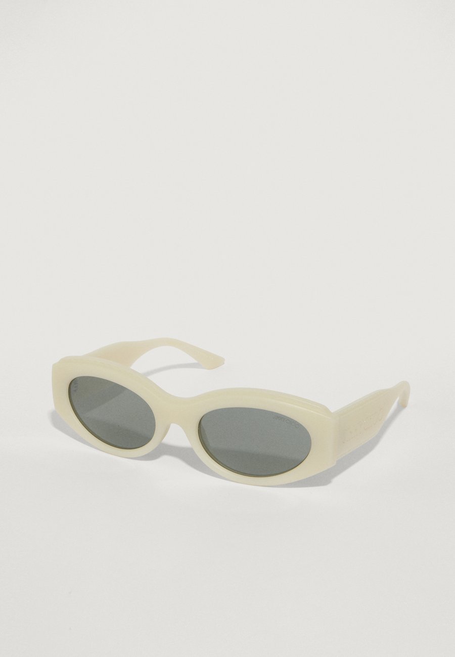 

Солнцезащитные очки Jimmy Choo Sunglasses, Matte Opaline Latte/Grey Silver-Coloured/Off-White