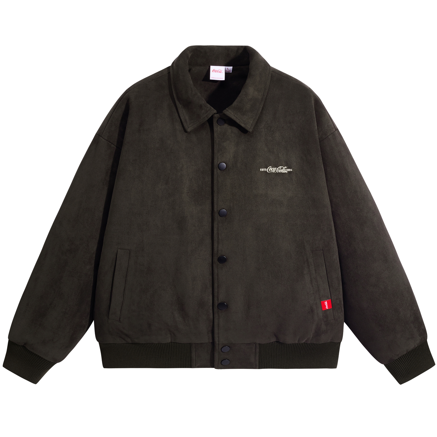 

Бейсбольная куртка Coca Cola Unisex Coca-Cola, Starlight Black, Черный, Бейсбольная куртка Coca Cola Unisex Coca-Cola, Starlight Black