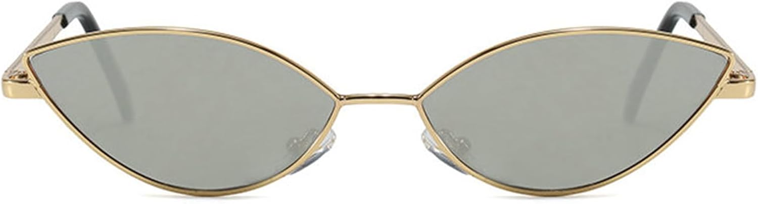 

Солнцезащитные очки COTIA Fashion Cat Eye для женщин и мужчин, маленькие, в форме «кошачьего глаза», неправильной формы, треугольной формы, в стиле панк, хип-хоп, Silver